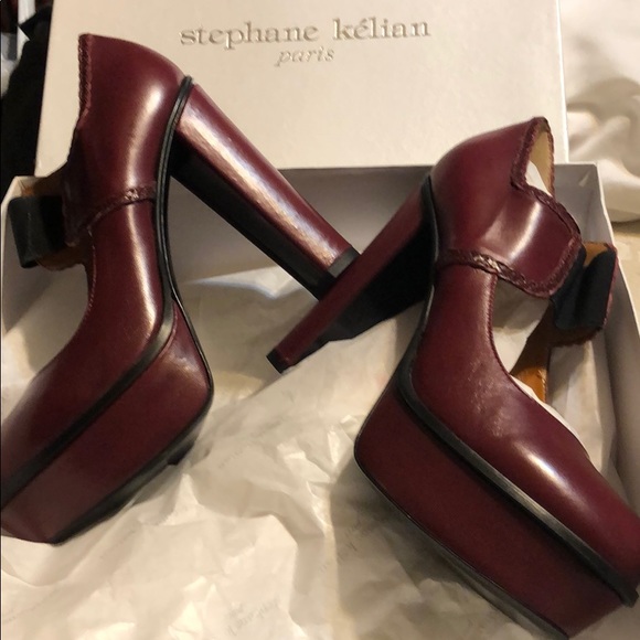 NIB Stephane Kelian Chianti Kelly Platform Shoes - Picture 4 of 5